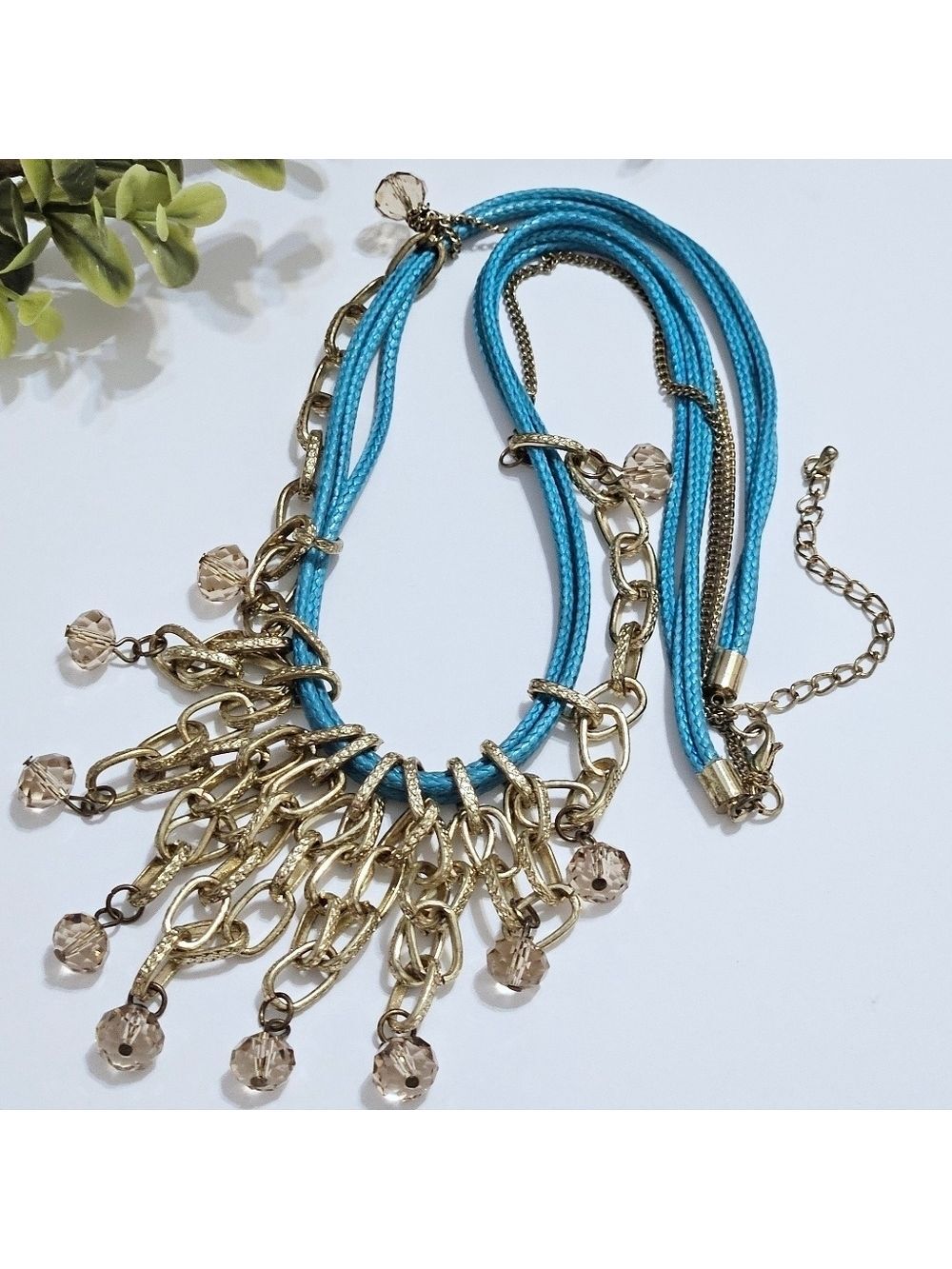 3/$15VINTAGE Statement Multistrand Necklace